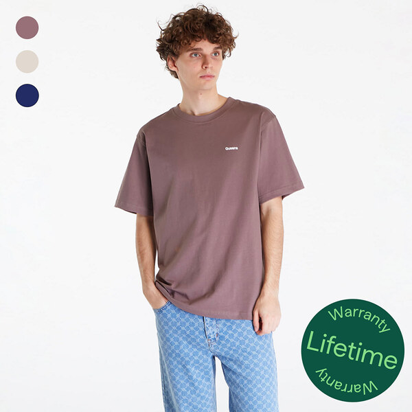 Tričko Queens 3-Pack Men’s Essential Contrast Print Mauve/ Sand/ Navy 64529709