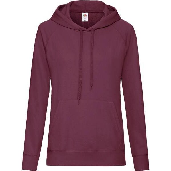 Womens Lightweight Fruit of the Loom Hoodie 50673722