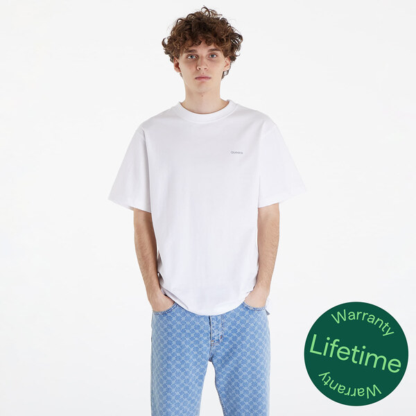 Tričko Queens Mens Essential T-Shirt With Contrast Print White XL 49671481