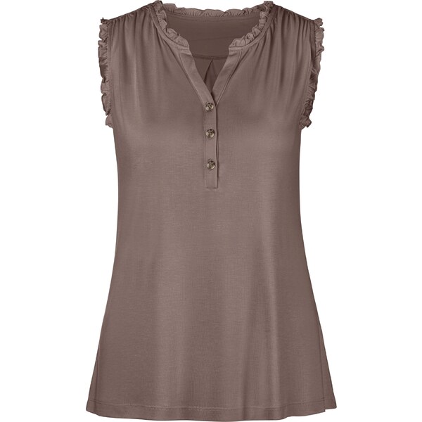 LASCANA Top svetlohnedá 54232001