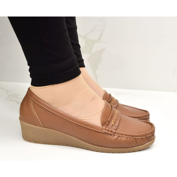 SS Dámske hnedé mokasíny RAMONA 50284614