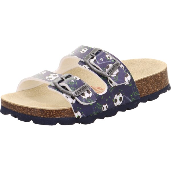 SUPERFIT Sandále tmavomodrá / zelená / čierna / biela 52701658