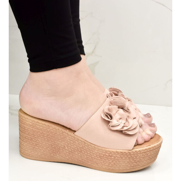 SS Dámske ružové šľapky AMORA 50304132