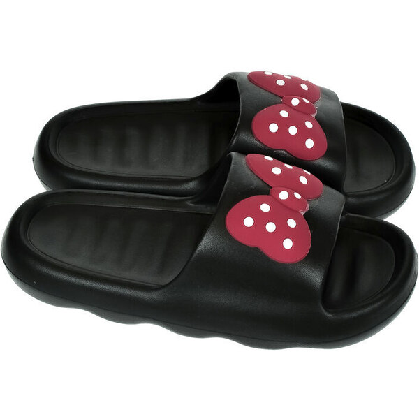 JOHN-C Dámske čierne šľapky MINNIE 50304138