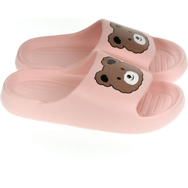 JOHN-C Dámske ružové šľapky TEDDY 50304140