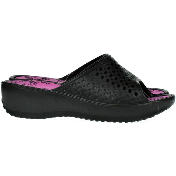 JOHN-C Dámske čierne šľapky JOANNA 50304162