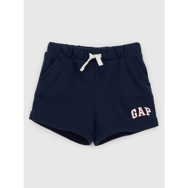 Tmavomodré dievčenské teplákové kraťasy GAP 52520808