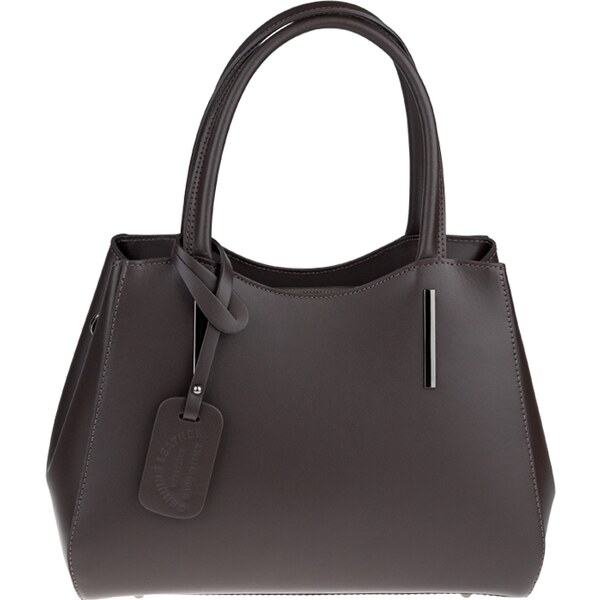 Cafe kožená talianska kabelka Chiara Cafe NovaKabelka.sk 50322332