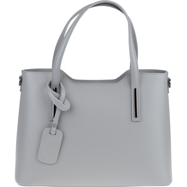 Sivá kožená talianska kabelka Isidora Grigia Chiara NovaKabelka.sk 50328538