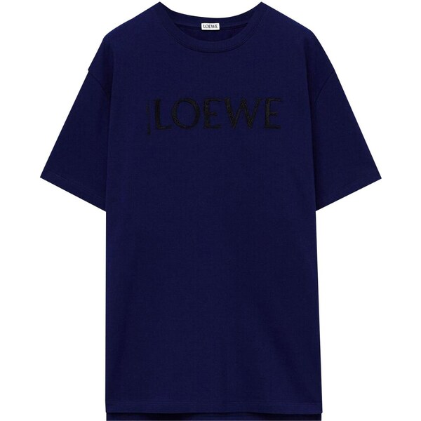 LOEWE Logo Dark Purple tričko 50327145