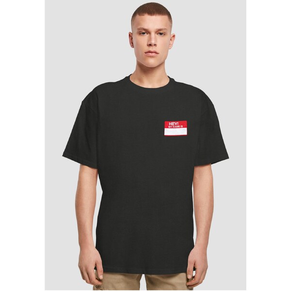 Mister Tee Mens T-shirt Hey! My Name Is Black 54193587