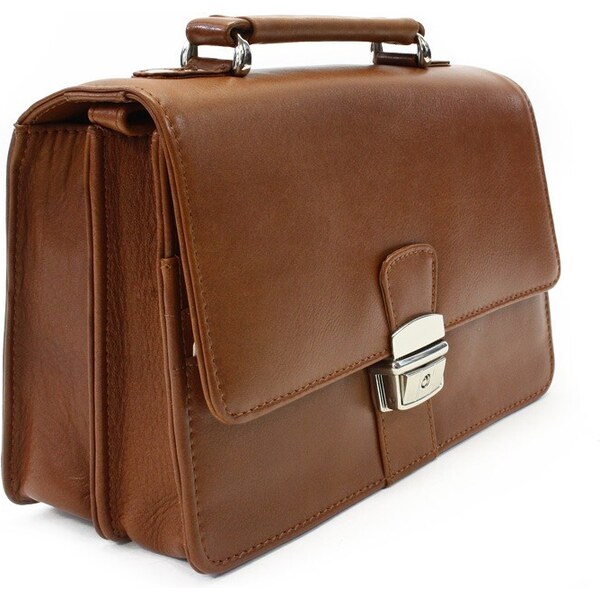 Arwel Svetlo hnedá pánska kožená dokladová etue s držadlom 611-2411A 67067671