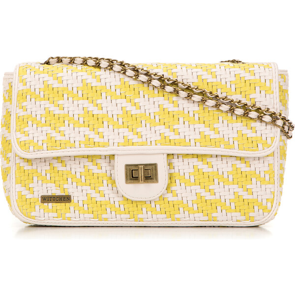 Dámska zapletaná crossbody kabelka Wittchen s retiazkou 98-4Y-010-Y 66065941