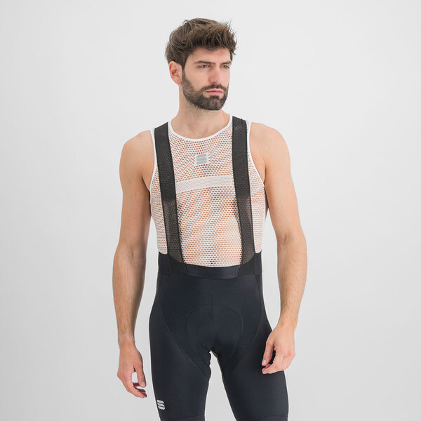 Sportful 2Nd Skin Mesh Tričko bez rukávov biele 58443849