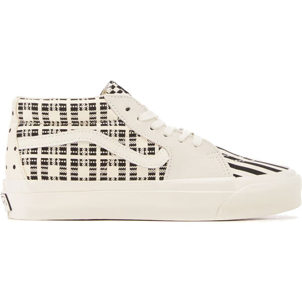 Vans Sk8-Mid Reissue 83 LX Patt - Unisex - Tenisky Vans - Biele - 66358174