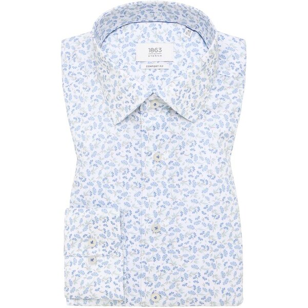 Pánska kvietkovaná premium košeľa ETERNA slim fit 50357833
