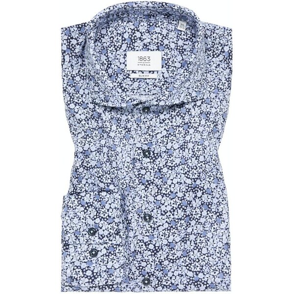 Pánska kvietkovaná premium košeľa ETERNA slim fit 50357823