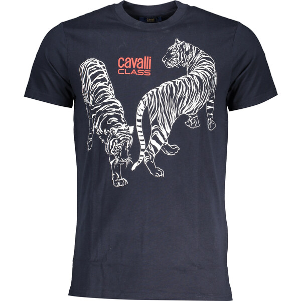 Pánske tričko Cavalli Class modré 64712031