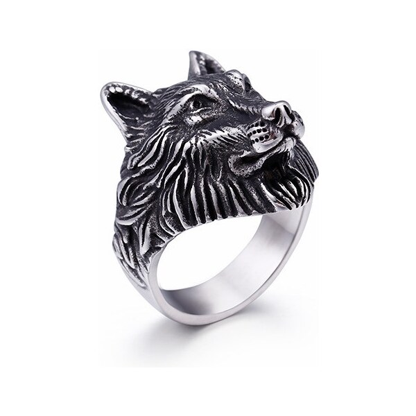 Royal Fashion pánsky prsteň Vlk KR48275-K 54217234