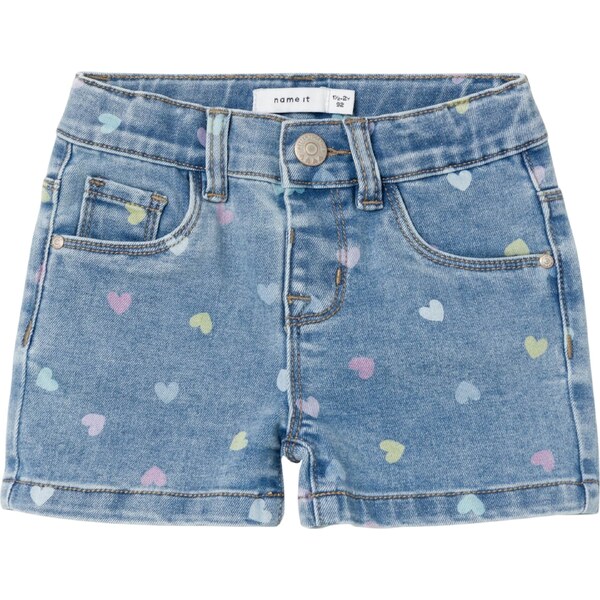 NAME IT Džínsy Salli modrá denim / svetlomodrá / žltá / fialová 54310576