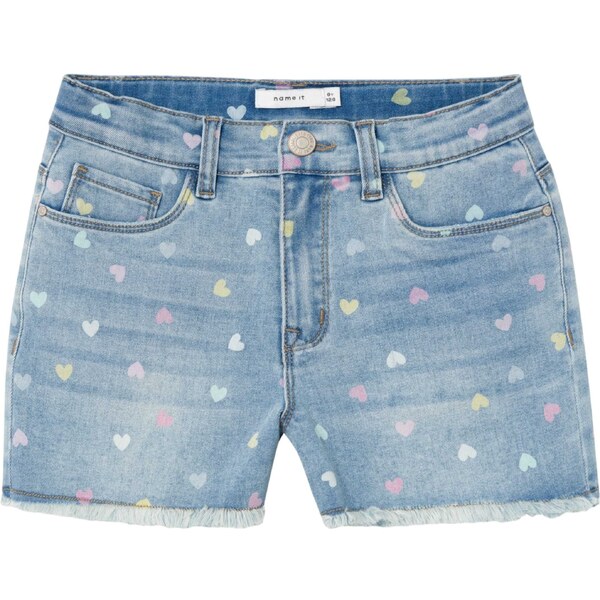 NAME IT Džínsy Rose modrá denim / svetlomodrá / svetložltá / 62563326