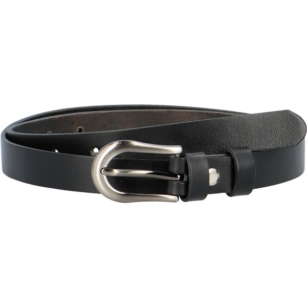 Penny Belts Dámsky kožený opasok čierny - PB Sissibel 90 čierna 50428261
