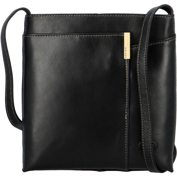Dámska kožená crossbody čierna - Katana Doonie čierna 50428170