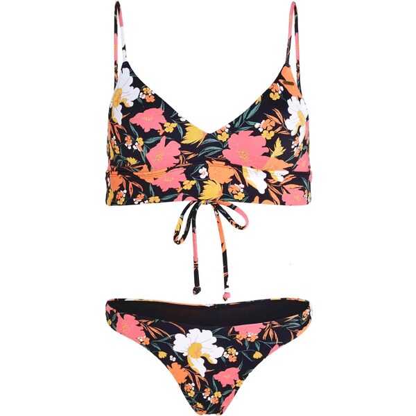 ONEILL Bikiny Wave Skye žltá / tmavooranžová / svetloružová / čierna 54329872