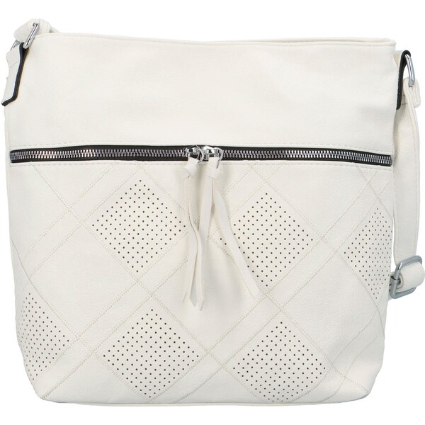 Dámska crossbody kabelka biela - Firenze Briar biela 50428204