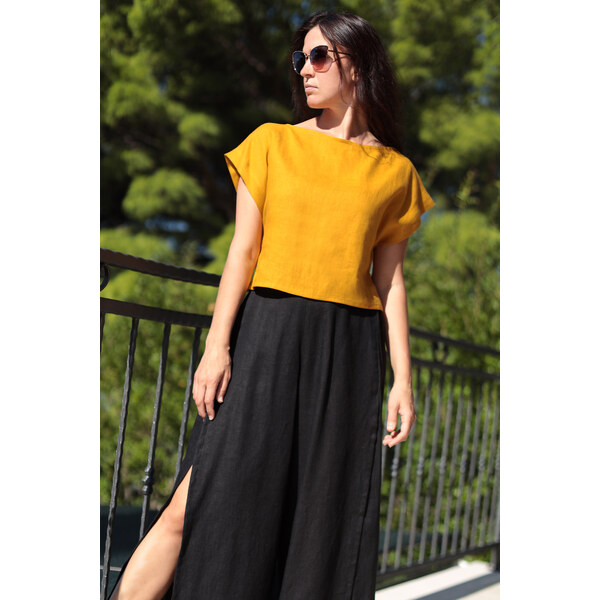 Autorské triko Lotika zo 100% lanu 59080948