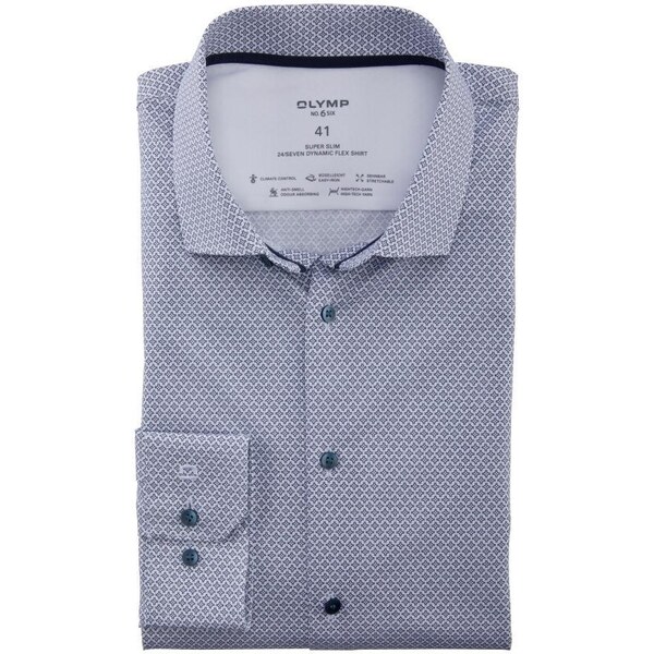Pánska funkčná Flex jersey košeľa OLYMP super slim 50383637