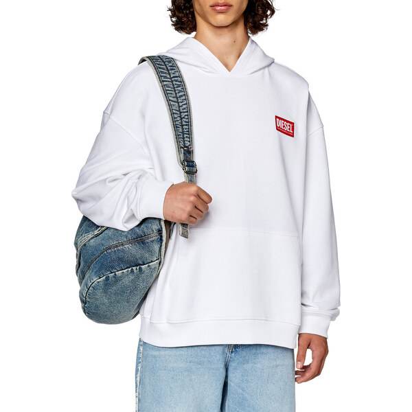 MIKINA DIESEL S-NLABEL-HOOD-L1 SWEAT-SHIRT 50385656