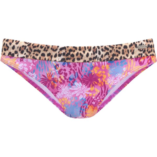 BUFFALO Bikinové nohavičky béžová / hnedá / rosé 54313645