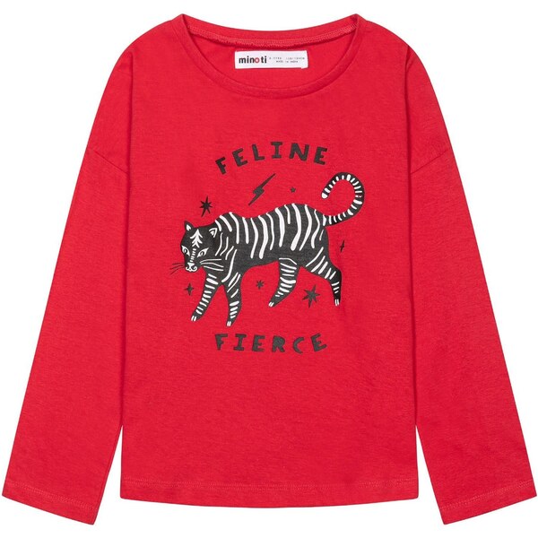 MINOTI Tričko ohnivo červená / čierna / biela 54324732