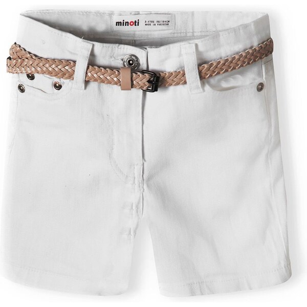 MINOTI Džínsy hnedá / biela 54324801