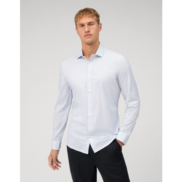 Olymp Pánska Flex jersey košeľa super slim 50408069