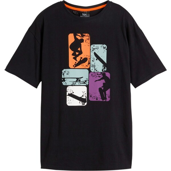 bonprix Tričko z bio bavlny, farba čierna 50408320