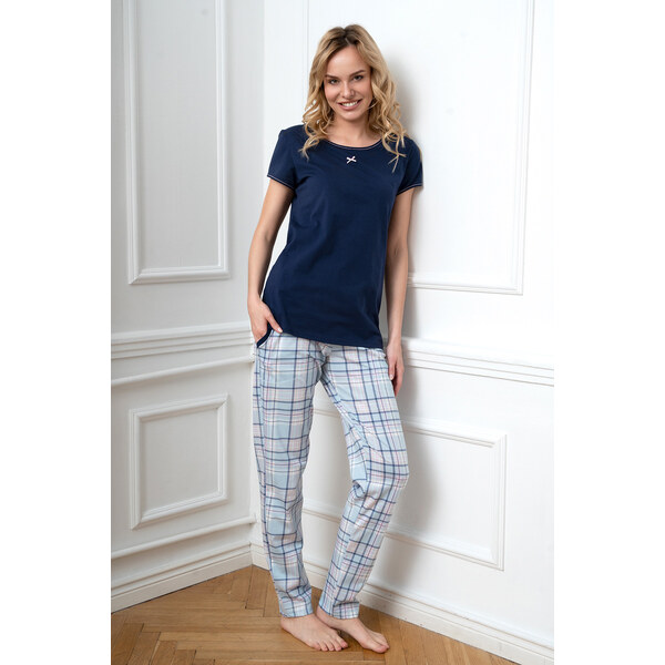 Italian Fashion Dámske bavlnené pyžamo s krátkym rukávom Glamour 50411423