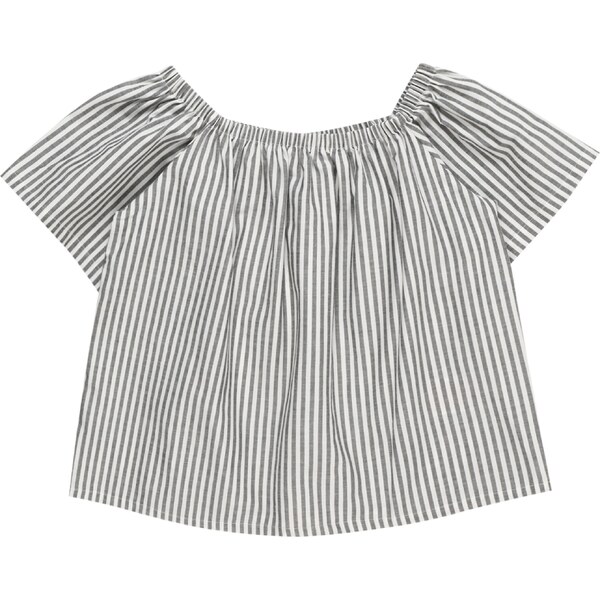 NAME IT Blúzka Deniza sivá / biela 52448477