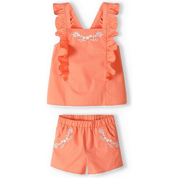 MINOTI Set oranžová / biela 54324238