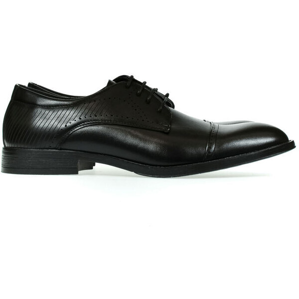 JOHN-C Pánske spoločenské čierne topánky CARLOS 50420590