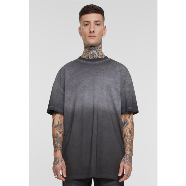 Urban Classics Mens T-Shirt Oversized Sun Bleached - Black 50680399