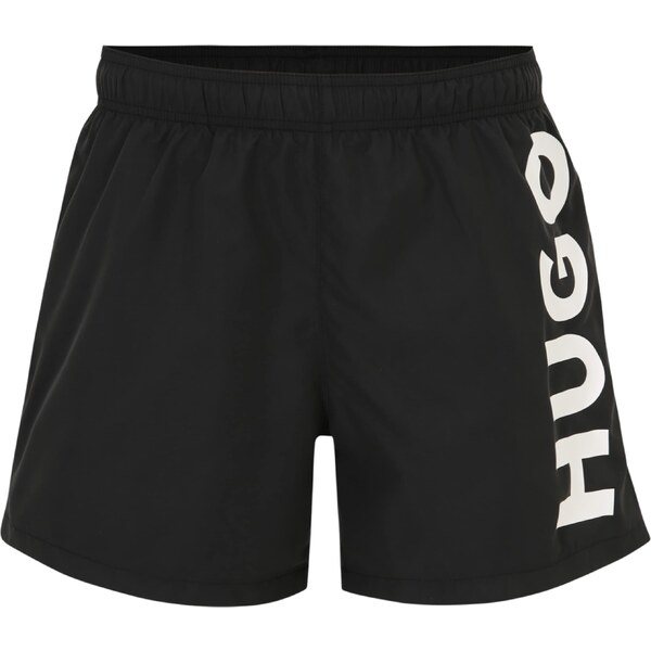 HUGO Plavecké šortky Abas čierna / šedobiela 52851744