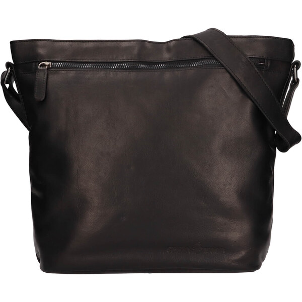 Dámska kožená kabelka Greenwood Emily - čierna 48227086