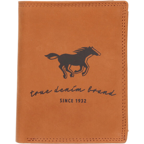 Pánska kožená peňaženka Mustang Rolley - koňak 50459658