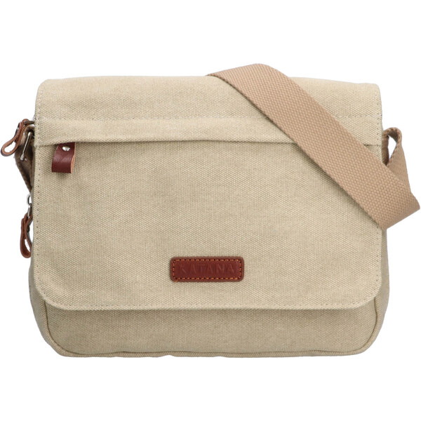 Unisex taška cez rameno Katana Madrid - svetlo béžová 18973662