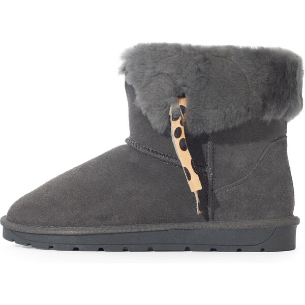 Gooce Nízke čižmy Githa tmavosivá 54265090