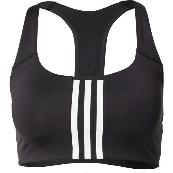 ADIDAS PERFORMANCE Športová podprsenka Powerimpact čierna / biela 65677763