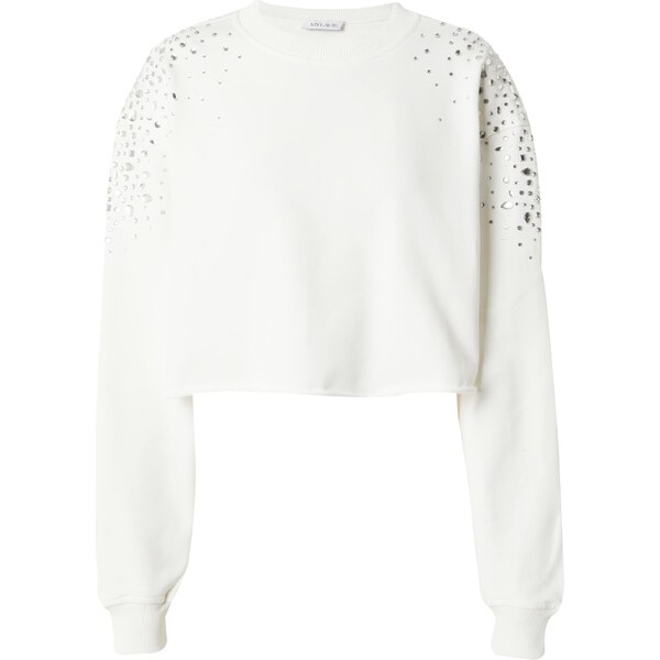 MYLAVIE by Sarah Harrison Mikina priehľadná / biela 56795078