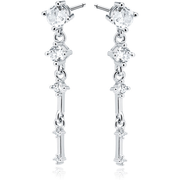 Olivie Strieborné visiace náušnice 8461 50867735